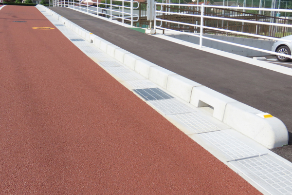 河内中学校線道路改良工事 イメージ